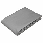 Plandeka z oczkami jasnoszary 3 x 5 m 180 gsm PE