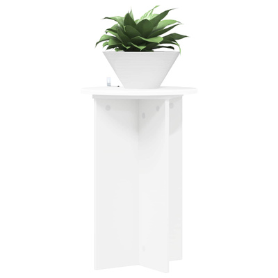 Stojak na rośliny 2 pcs Biały ?40 x 60 cm Drewno inżynieryjne