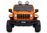 Auto na Akumulator Jeep Rubicon Światła LED MP3 Pilot 4x4 Pomarańczowy