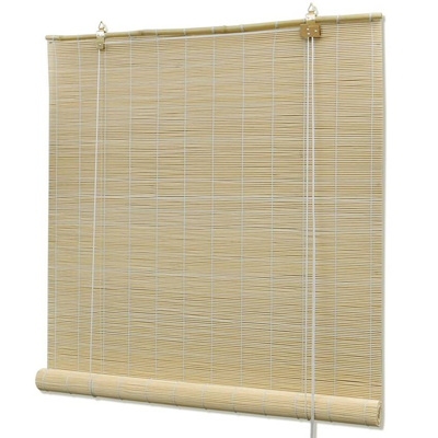 vidaXL Roleta bambusowa, 150x160 cm, naturalna