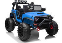 Auto Terenowe Na Akumulator Jeep JC666 LED MP3 Pilot Niebieski Lakierowany