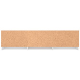 vidaXL Szafka pod TV, biała, 140x40x35,5 cm, materiał drewnopochodny