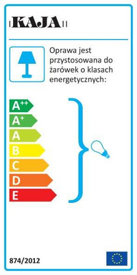 Wysoka zewnętrzna lampa stojąca K-7006A2/2 czarna/złota z serii LOZANA KAJA