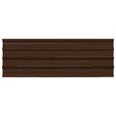 Panel dachowy 12 pcs Brązowy 129 x 45 cm Stal galwanizowana