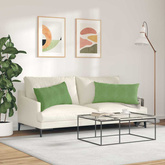 Poduszki na sofę 2 pcs Jasnozielony 80 x 40 cm