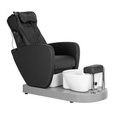 Fotel spa do pedicure Azzurro 016C czarny z masażem pleców i hydromasażem  142947