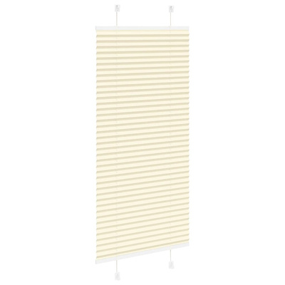 Roleta plisowana kremowa 60x150 cm Szerokość tkaniny 59,4cm