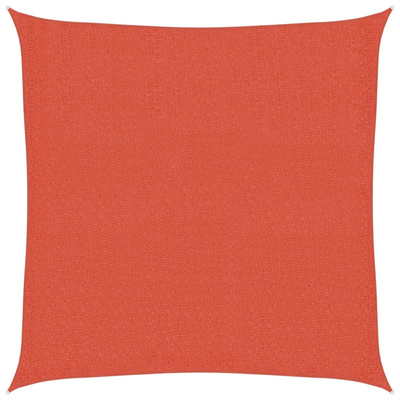Żagiel przeciwsłoneczny, 160 g/m?, terakotowy, 2,5x2,5 m, HDPE
