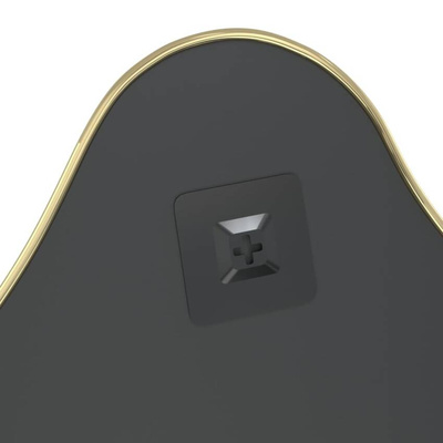 vidaXL Lustro ścienne, złote, 50x40 cm