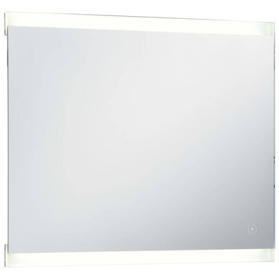 vidaXL Lustro łazienkowe z LED i czujnikiem dotykowym, 60x50 cm