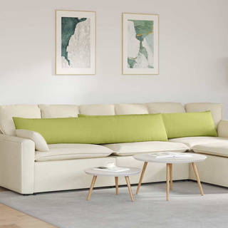 Poduszki na sofę 2 pcs Jasnozielony 200 x 40 cm tkanina