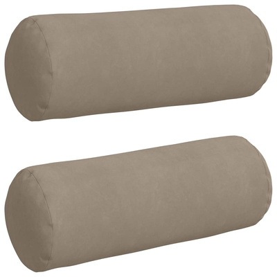 Poduszki Wałkowe 2 pcs Ciemnoszary ? 25 x 70 cm