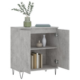 vidaXL Komoda, szarość betonu, 60x35x70 cm, materiał drewnopochodny