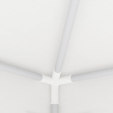 vidaXL Namiot imprezowy ze ściankami, 4x9 m, biały, 90 g/m²