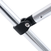 Daszek bimini do łodzi, 2 pałąki, biały, 180x130x110 cm