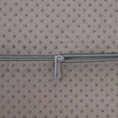 Poduszka na podnóżek Gładki Szary 42 x 18 x 13 cm Pianka PU