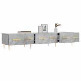 vidaXL Szafka pod TV, szarość betonu, 150x36x30 cm