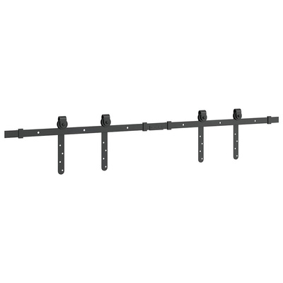 System do drzwi przesuwnych do mebli, 122 cm, stal węglowa