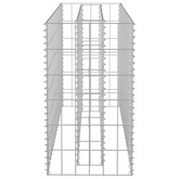 vidaXL Podwyższona donica gabionowa, galwanizowana stal, 90x30x60 cm