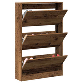 Szafka na buty z półką Stare drewno 80 x 21 x 125,5 cm