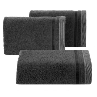 Ręcznik Abbie stalowy 100x150