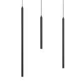 Lampa Wisząca tuba czarna 3W 3000K Abruzzo Spoti