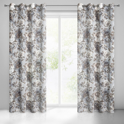 Zasłona Sandra popielata 140x250