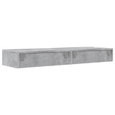 vidaXL Szafki telewizyjne z LED, 2 szt., szarość betonu, 60x35x15,5 cm