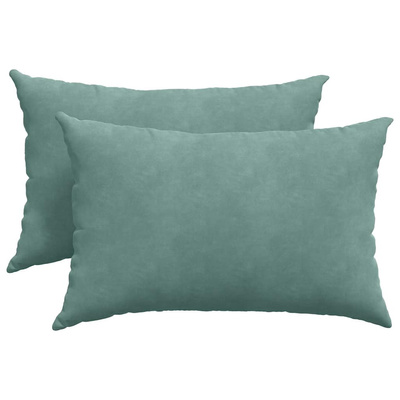 Poduszki na sofę 2 pcs Zielony morski 60 x 40 cm