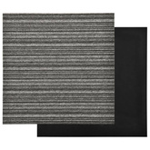 vidaXL Podłogowe płytki dywanowe, 20 szt., 5 m², 50x50 cm, szare pasy