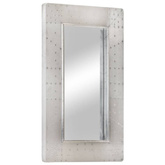 vidaXL Lustro ścienne w stylu Aviator, 80x50 cm, metalowe