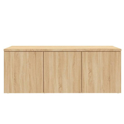 vidaXL Szafka pod TV, dąb sonoma, 80x34x30 cm, materiał drewnopochodny