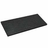 Kamień kroczący 6 pcs Czarny 60,5 x 25 x 2 cm Guma