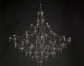 MEERA CRYSTAL 80 CM NICKEL CHROME ADANI AD239