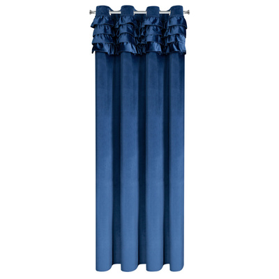 Zasłona Erin granatowa 140x250