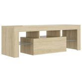 vidaXL Szafka pod TV z oświetleniem LED, dąb sonoma, 120x35x40 cm wariant 4
