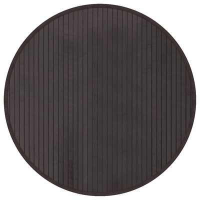 vidaXL Dywan okrągły, ciemnobrązowy, 60 cm, bambusowy
