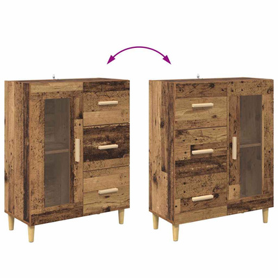 Highboard Stare drewno 69,5 x 34 x 180 cm Drewno inżynieryjne