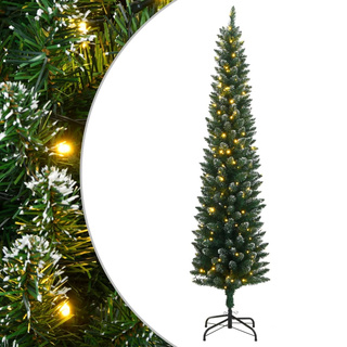 Sztuczna, smukła choinka, 150 lampek LED, 150 cm