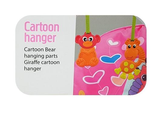 Kołyska Bujaczek Fotelik Krzesełko do Karmienia 2 w 1 Różowy