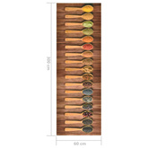 vidaXL Kuchenny dywanik podłogowy Spoons, 60x300 cm