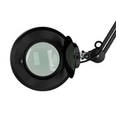 Lampa lupa led S5 + statyw led reg. natężenie światła czarna 128923