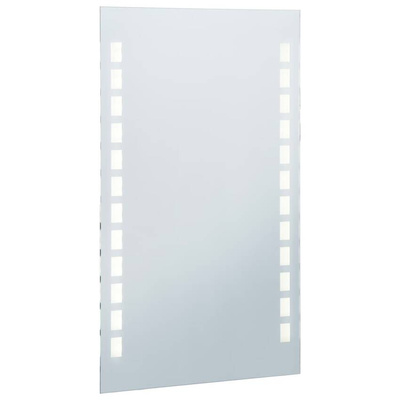 vidaXL Ścienne lustro łazienkowe z LED, 60 x 100 cm