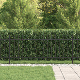Ogrodzenie z kolcami ASTEN 200 x 130 cm Stal malowana proszkowo