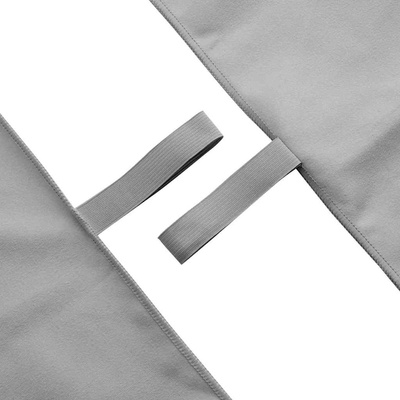 Ręczniki Sportowe 2 pcs ciemno szary 100 x 50 cm