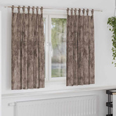 Zasłony z weluru 2 pcs Cappuccino 175 x 140 cm Aksamit