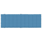 vidaXL Poduszka na leżak, niebieski melanż, 186x58x3 cm, tkanina