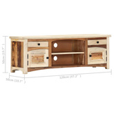 Szafka pod TV, 120x30x40 cm, lite drewno odzyskane vidaXL