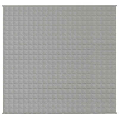 Koc obciążeniowy, szary, 220x230 cm, 15 kg, tkanina