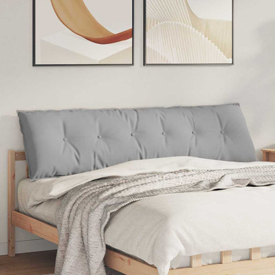 Poduszka na plecy Szary chmur 180 x 19 x 50 cm tkanina